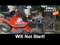 Why the Craftsman YT3000 will not start