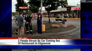 2 Hit By Car Leaving Edgewood Restaurant