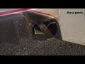 スバル WRX STI/S4用ドライカーボンリアバンパーカバー rj231装着イメージ動画