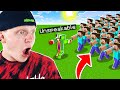 I Played Minecraft TAG With 100 PEOPLE!