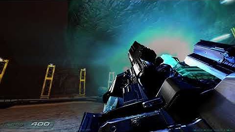 dhewm3.exe | Shot with GeForce / Doom 3 mod Doom3X with sp map Final Key testing some weapons.