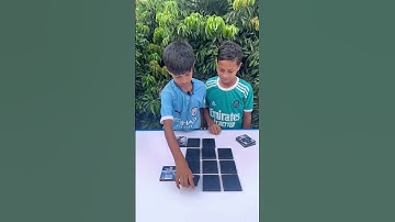 Two friend playing amazing memory matching game. #funny #shorts funwithbrotherz