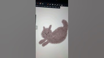 Cat drawing Artstudio pro #drawingshorts #shorts