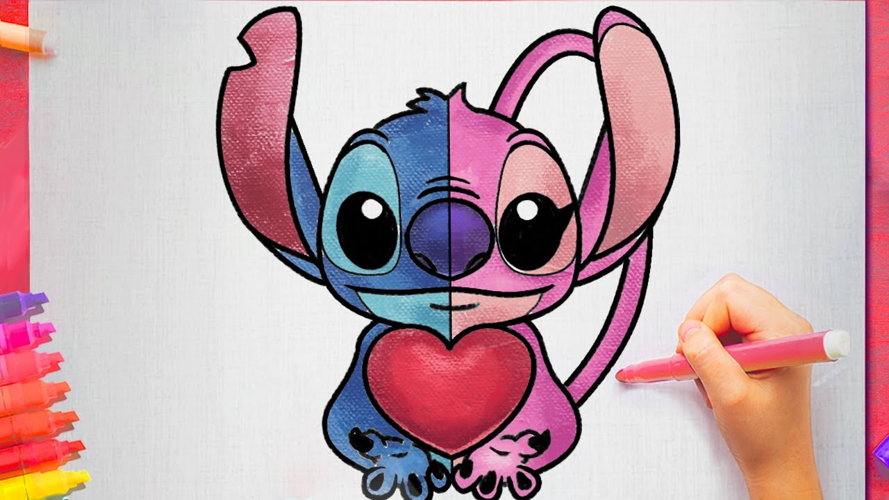 Comment Dessiner Stitch Et Angel Facile YouTube Comment Dessiner Stitch Et Angel Facile YouTube