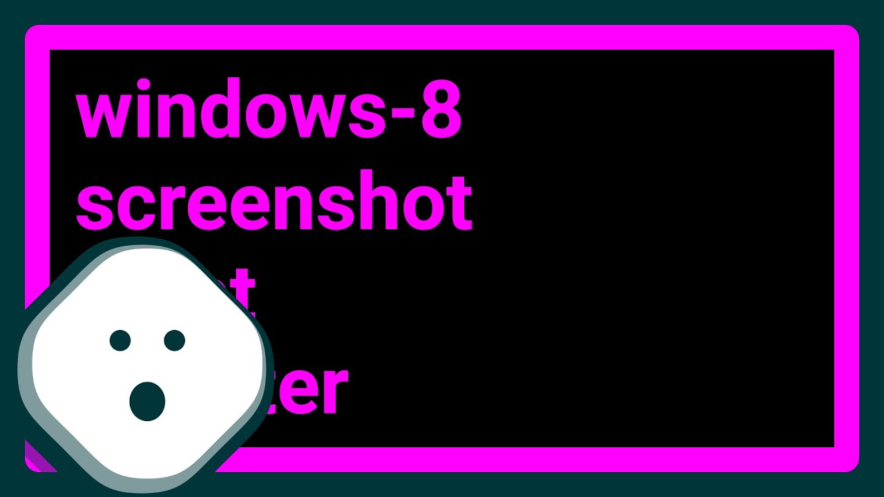 How to reset the screenshot counter in Windows 8?