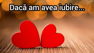Christian Poetry - If We Had Love Christian Poetry - If We Had Love