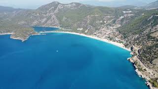 Blue Lagoon & Kidrak beaches by drone 4K - Oludeniz, Turkey, September 2022