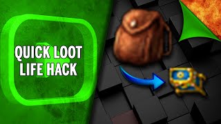 This video is made for those who loot in ordinary bakpacks, emptying
backpacks after every hunt annoying and a waste of time, so i hope you
find it ...