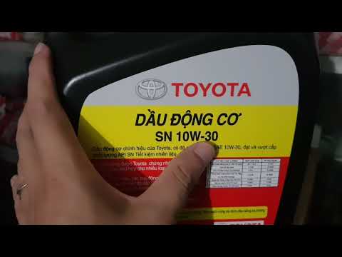Video: Toyota Corolla 2002 sử dụng loại dầu nào?