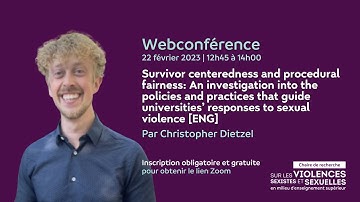 Survivor centeredness and procedural fairness: An investigation into the policies and practices