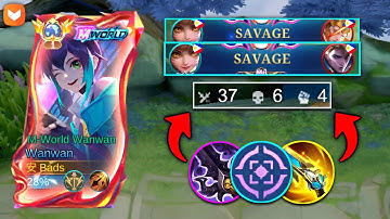 FINALLY FOUND THE BEST WANWAN BUILD AND EMBLEM S37 2025!! (Unli Savage)