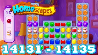 Homescapes Level 14131 - 14135 HD 3 - match puzzle Gameplay | android | IOS | 14132 | 14133 | 14134