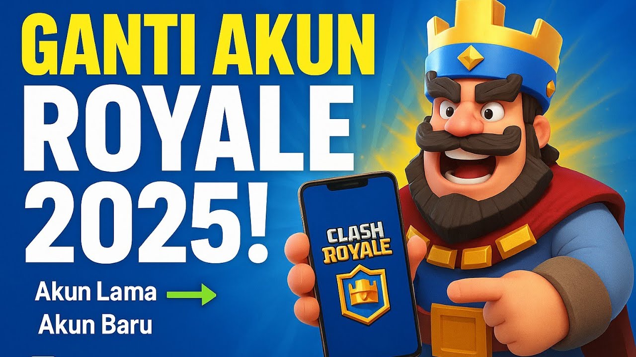 CARA GANTI AKUN CLASH ROYALE TERBARU 2025