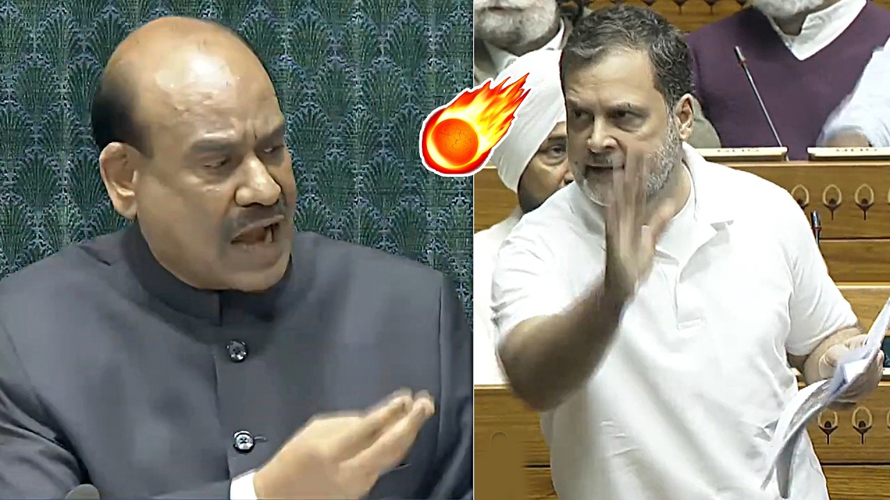 BIG Debate Between Rahul Gandhi vs Speaker OM Birla In Lok Sabha | PM Modi | BJP Vs Congress