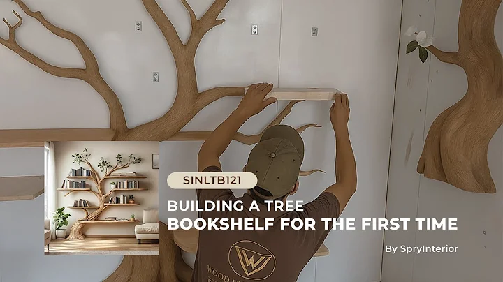 Wood Tree Bookshelf Assemble | Tree Shaped Bookshelf Easy Install | Focal Point for Your Space 2025