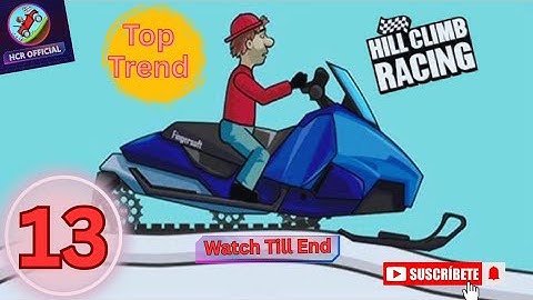 Hill Climb Racing - Gameplay Walkthrough Part 13 - Snowmobile (iOS, Android)