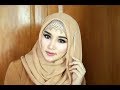 Tutorial Hijab Pesta Segi Empat Simple