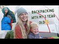 Backpacking with m 3 year old without my husband