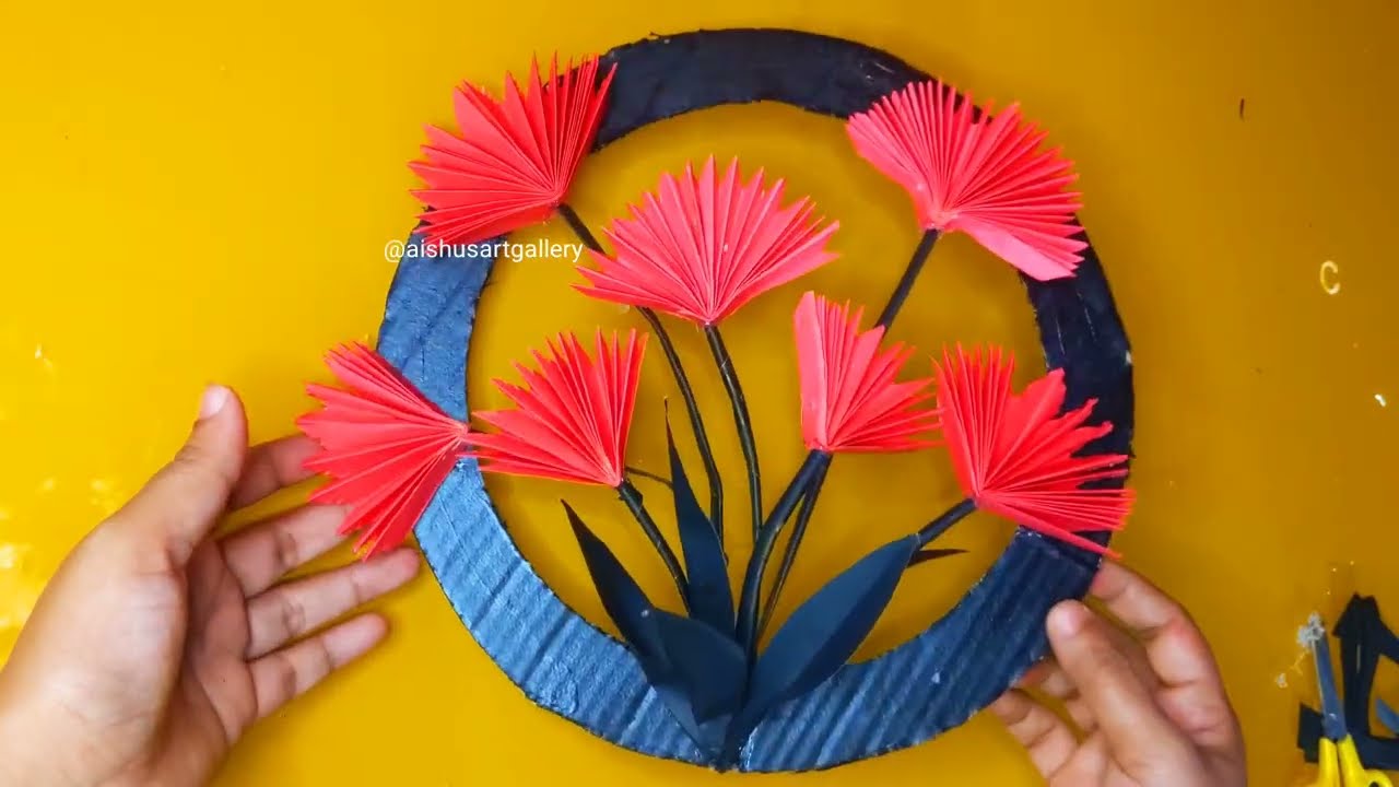 Wall decor ideas paper wall decorations DIY Artwork YouTube