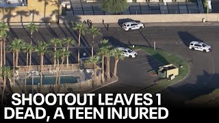Shootout in Phoenix leaves man dead, teenager injured: police