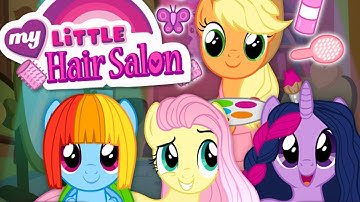 MLP Hair Salon: Hairdresser Applejack | Twilight Sparkle, Rainbow Dash & Fluttershy Makeover