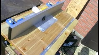 ФРЕЗЕРНЫЙ СТОЛ СВОИМИ РУКАМИ СКЛАДНОЙ КОНСТРУКЦИИ - ЧАСТЬ 4 (FOLDING TABLE  FOR ROUTER MACHINE)