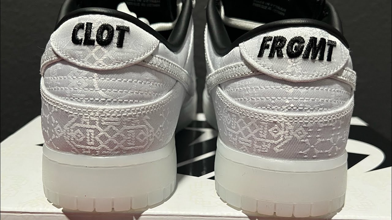 Fragment Design x CLOT Nike Dunk Low 20th Anniversary Unboxing Review (on  feet)