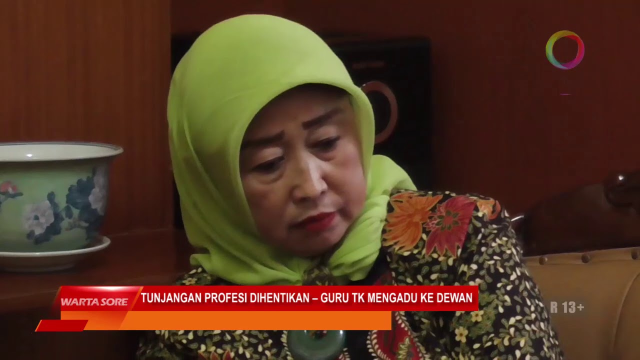 TUNJANGAN PROFESI DIHENTIKAN GURU TK MENGADU KE DEWAN - YouTube