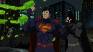 Superman vs Batman & Green Lantern || Justice League - War || Only Superhero Clips