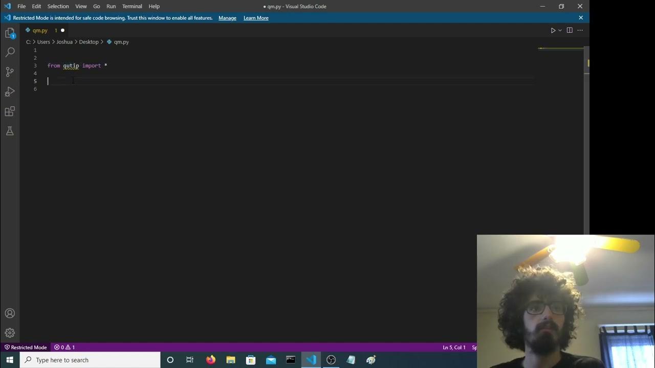 Using a quantum mechanics library in Python - YouTube