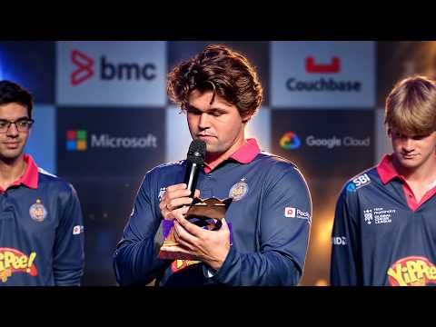 Magnus Carlsen Dedicates His Award To Vidit Gujrathi