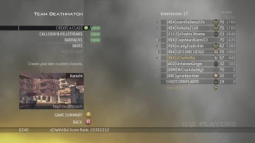 B$K: MW2, Clowning in game chat