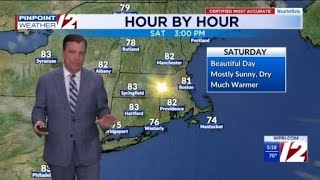 WPRI 12 Weather Forecast 10/3/25 Hint Of Summer This Weekend