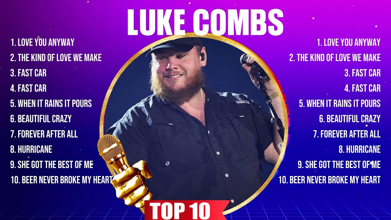 Luke Combs Greatest Hits Full Album ️ Full Album ️ Top 10 Hits of All ...