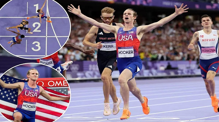 American Cole Hocker pulls off stunning gold medal comeback in 1,500-meter race at Olympics