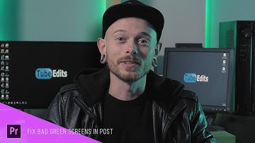 How to: Fix Bad Green Screens In Post | Adobe Premiere Pro 2019 Tutorial
