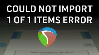 Reaper  Fixing 'Could Not Import 1 of 1 Items' Error