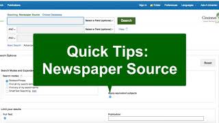 Newspaper Source