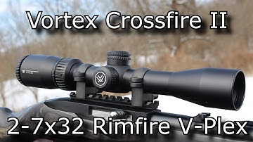 Vortex Crossfire II 2-7x32 Perfect 22LR Scope “Rimfire V-Plex” model