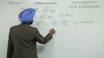 CBSE CLASS 11 MATH - LIMITS - Imp Ques I By Rationalizsation  Evaluation of Algebraic Limits