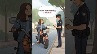 🚨🚦👮‍♀️English Police Conversation | Traffic Stop &amp; Helmet Safety Dialogue| brainy English podcast