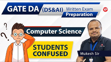 All doubts of CSE students related to GATE 2024 DA (Data Science & Artificial Intelligence) cleared