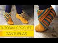 PANTUFLAS CROCHET 🤩  tutorial súper fácil