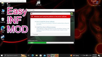 NVIDIA INF Driver Mod (Easy NVcleaninstall Method)