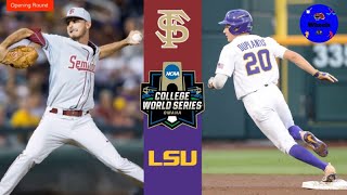 2017 College World Series | Florida State vs #4 LSU | College Baseball Classics