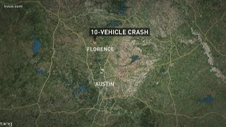 10 car crash shuts down Highway 195 briefly in Williamson County
