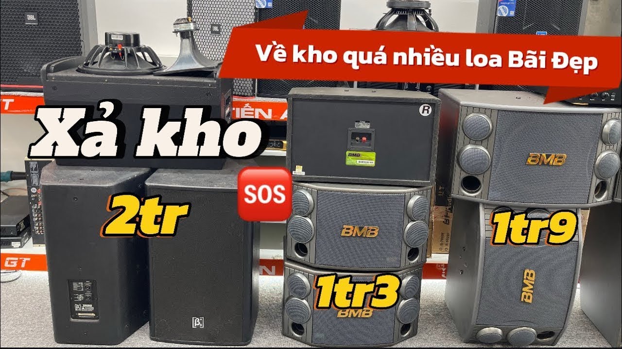 Thanh Lý !!! B3, Rcf, Bmb, ... gần 20 mẫu bas30 giá rẻ trên 1tr- 1 đôi bao ship  Bas trép neo