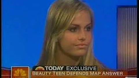 Miss Teen USA 2007 - South Carolina on Today show