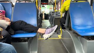 Riding CTA 2021 Proterra ZX5 bus #621 on Route 66 Chicago