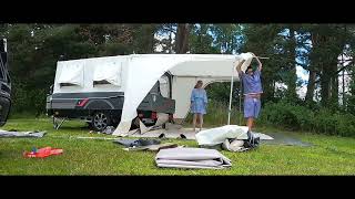 #How we #setup the #suncabinet on a #CombiCamp #Country #2023. #timelapse